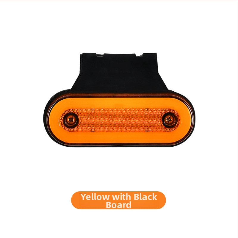 LED šviesos vadovas šoninis žibintas sunkvežimiams, 12-24V DC, plastikas + aliuminis, 6000 lm