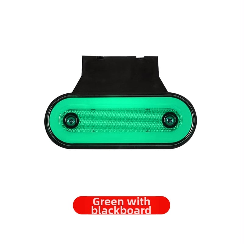 LED šviesos vadovas šoninis žibintas sunkvežimiams, 12-24V DC, plastikas + aliuminis, 6000 lm