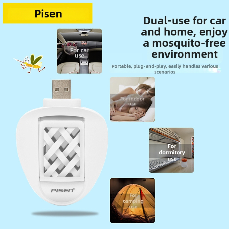 Dispozitiv electric anti-țânțari cu priză, compatibil cu lichid/tablete, carcasă ABS, ignifug, pentru până la 10 m²