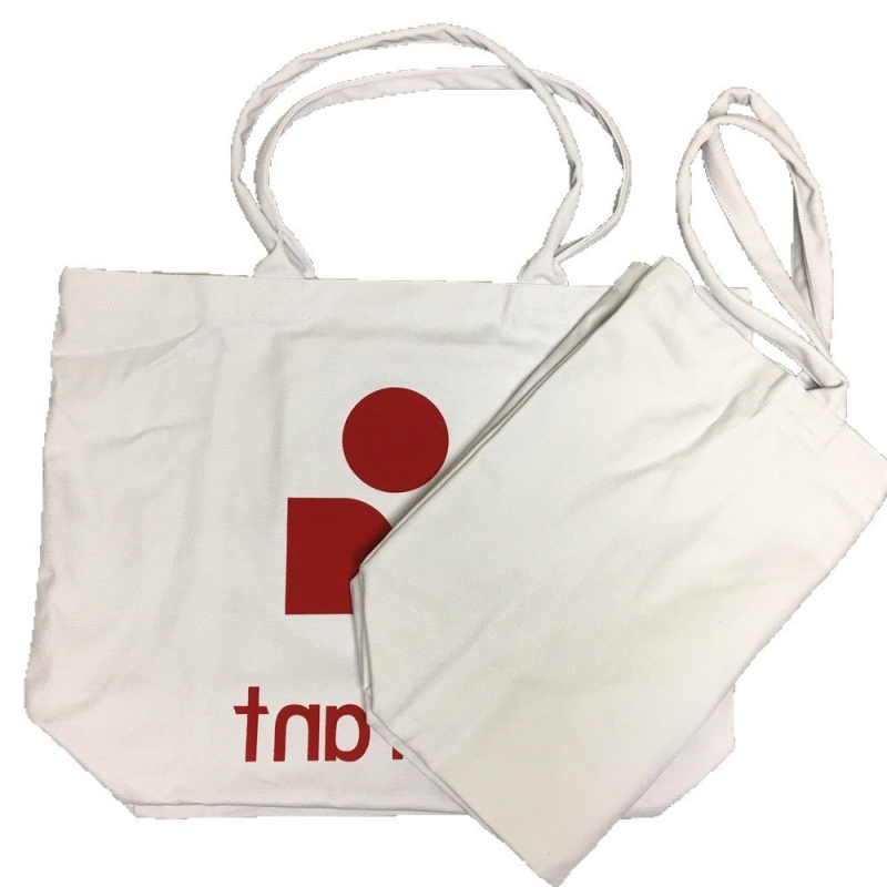 Geantă Tote din pânză cu închidere magnetică, căptușeală din pânză, buzunar pentru telefon și buzunar intern patch, bretele duble