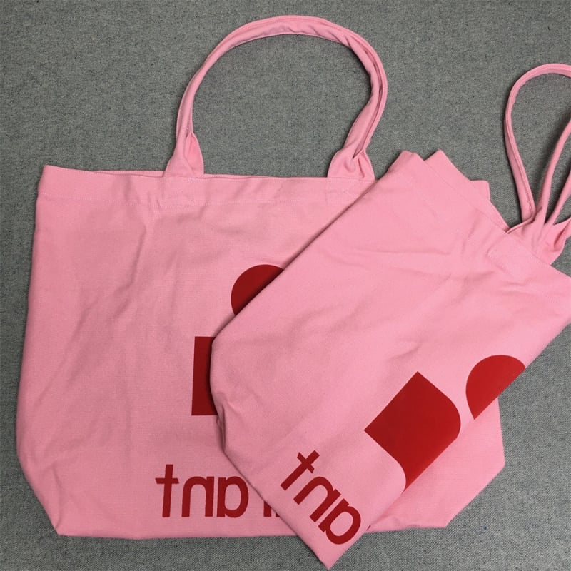 Geantă Tote din pânză cu închidere magnetică, căptușeală din pânză, buzunar pentru telefon și buzunar intern patch, bretele duble