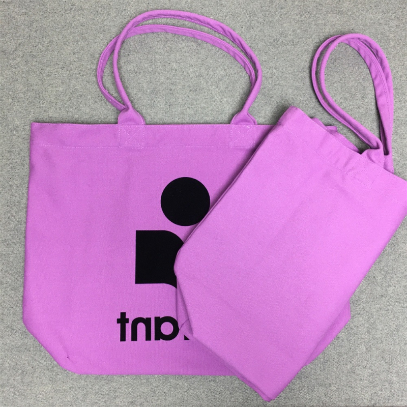 Geantă Tote din pânză cu închidere magnetică, căptușeală din pânză, buzunar pentru telefon și buzunar intern patch, bretele duble