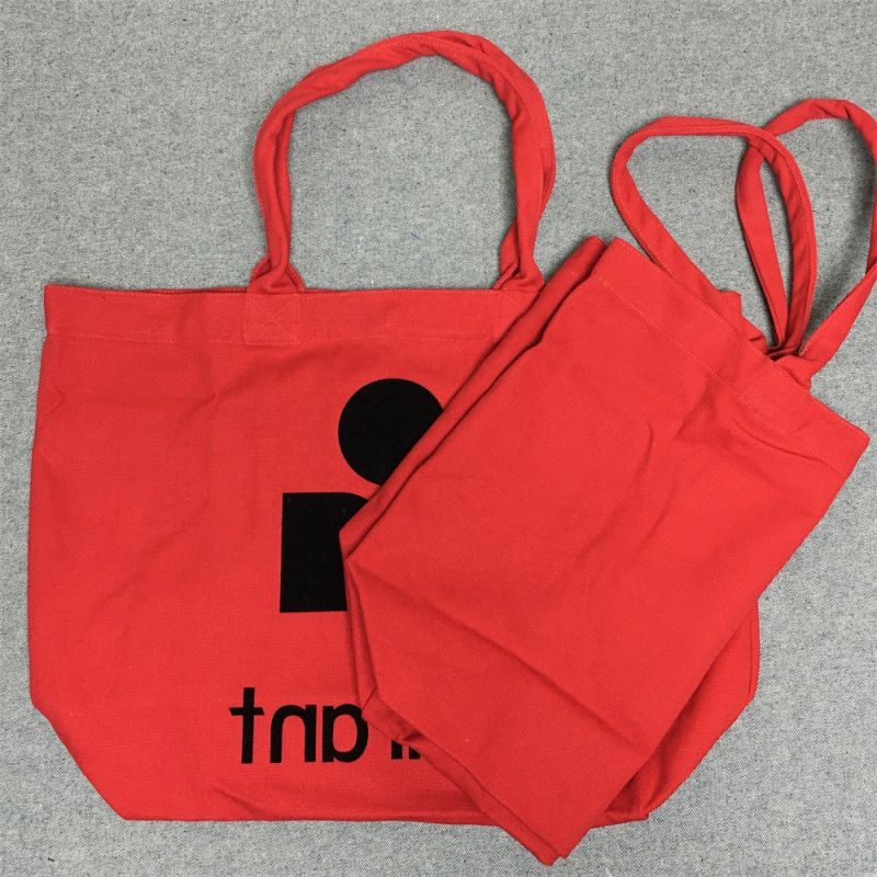 Geantă Tote din pânză cu închidere magnetică, căptușeală din pânză, buzunar pentru telefon și buzunar intern patch, bretele duble