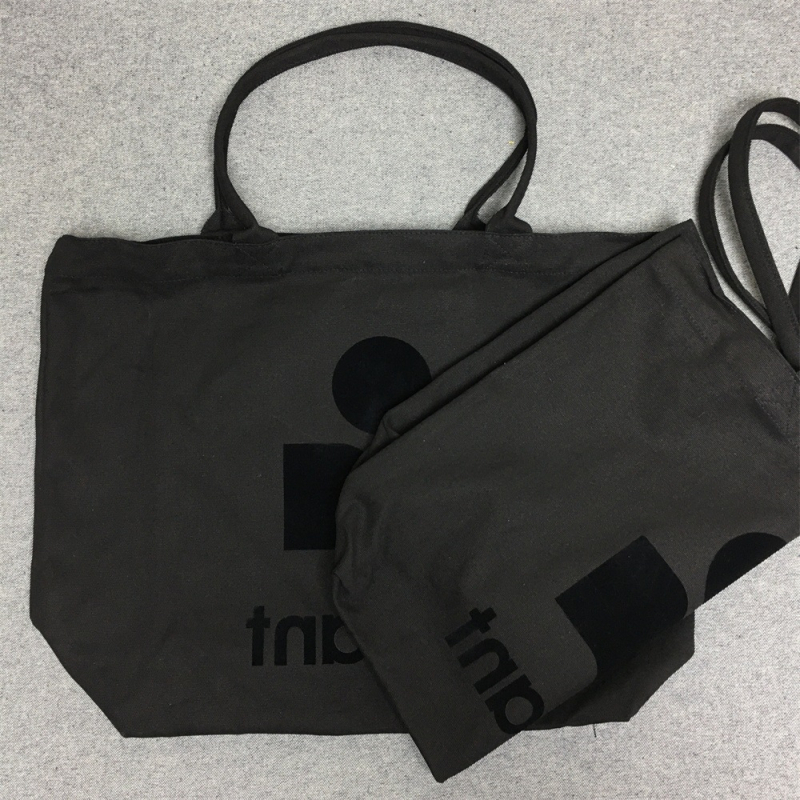 Geantă Tote din pânză cu închidere magnetică, căptușeală din pânză, buzunar pentru telefon și buzunar intern patch, bretele duble