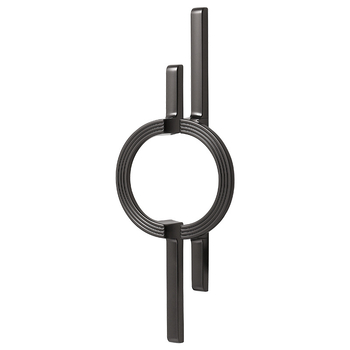 Λαβή δαχτυλιδιού για ντουλάπες, συρτάρια και ντουλάπια, κράμα ψευδάργύρου, ηλεκτροπλατιωμένο, μοντέρνο μινιμαλιστικό στυλ