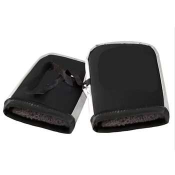 Fleece-béléssel ellátott kormányvédő elektromos járművekhez – vastagított, vízálló és meleg téli használatra