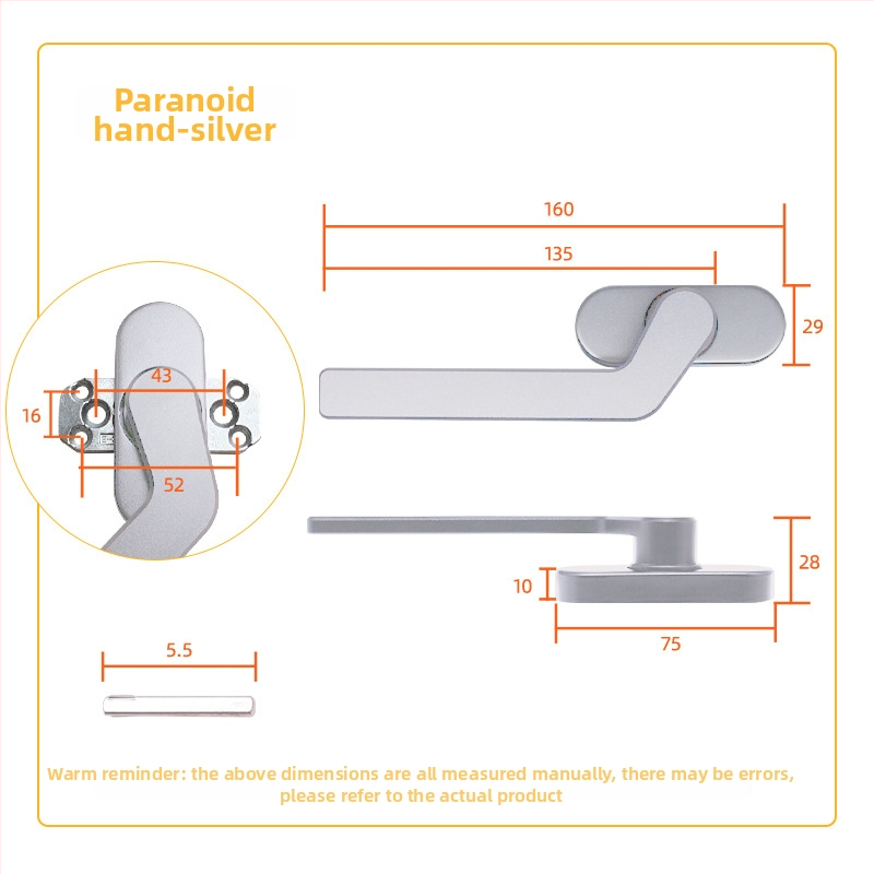 Aknová klika z hliníkovej zliatiny, štvorcový hriadeľ, model: priama alebo offsetová rukoväť, oxidovaný povrch, moderný minimalistický štýl