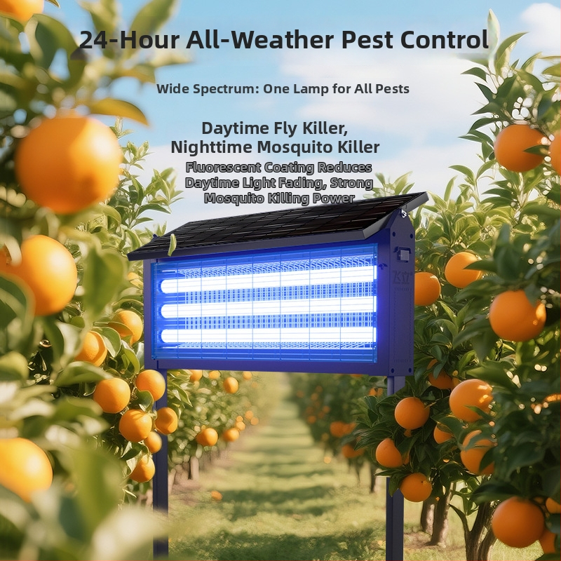 Napenergia-szúnyogirtó lámpa - kültéri, vízálló rovarfogó elektromos sokk, újratölthető napelemes akkumulátor, 8-12 óra üzemidő, 1500mAh feletti kapacitás