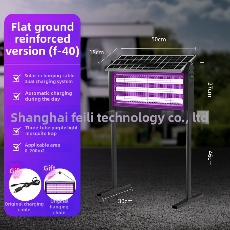Napenergia-szúnyogirtó lámpa - kültéri, vízálló rovarfogó elektromos sokk, újratölthető napelemes akkumulátor, 8-12 óra üzemidő, 1500mAh feletti kapacitás