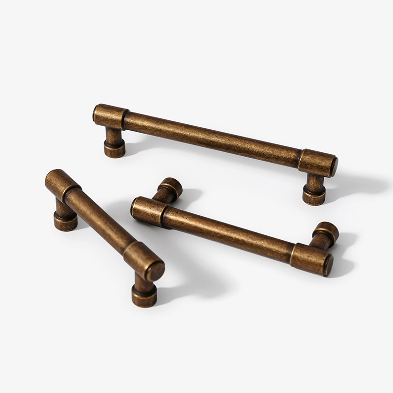 Mâner pentru dulapuri și garderobă Camillo 8258, aliaj de zinc, electroplacare, stil modern minimalist