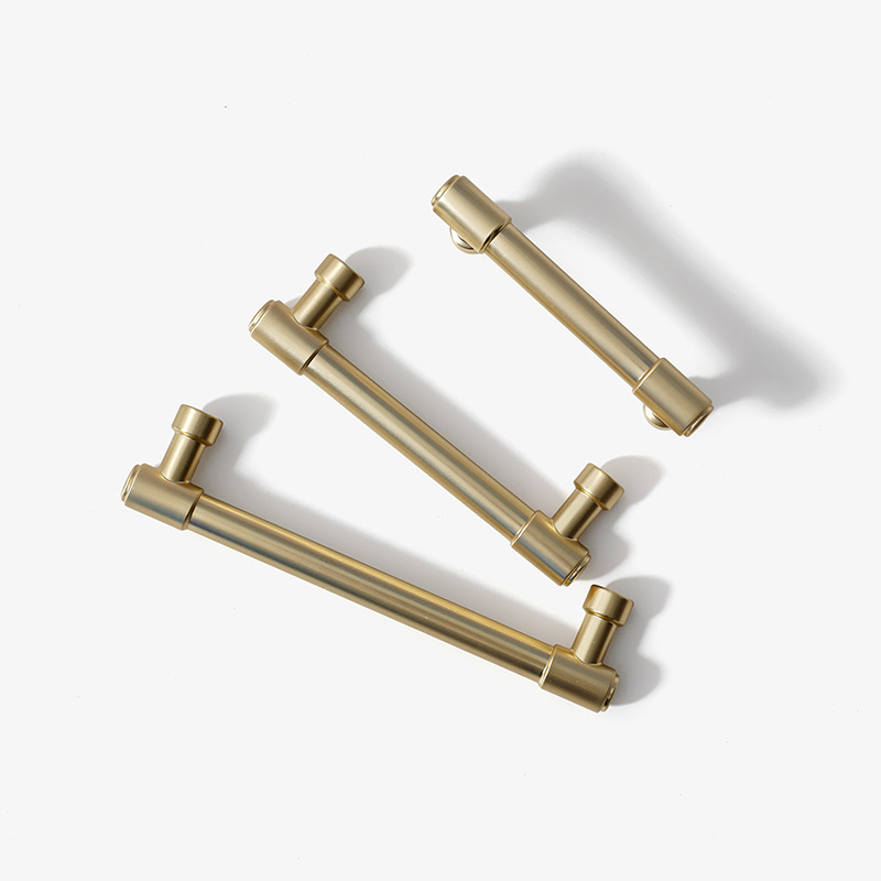 Mâner pentru dulapuri și garderobă Camillo 8258, aliaj de zinc, electroplacare, stil modern minimalist