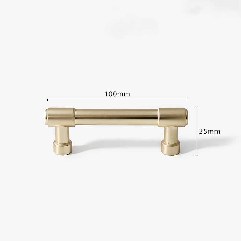 Mâner pentru dulapuri și garderobă Camillo 8258, aliaj de zinc, electroplacare, stil modern minimalist