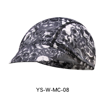 Спортна шапка за активен отдих на открито с козирка, полиестер, унисекс, флорална шарка, с печатано лого, подходяща за колоездене, туризъм и къмпинг