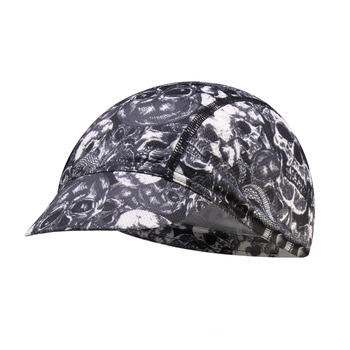 Спортна шапка за активен отдих на открито с козирка, полиестер, унисекс, флорална шарка, с печатано лого, подходяща за колоездене, туризъм и къмпинг