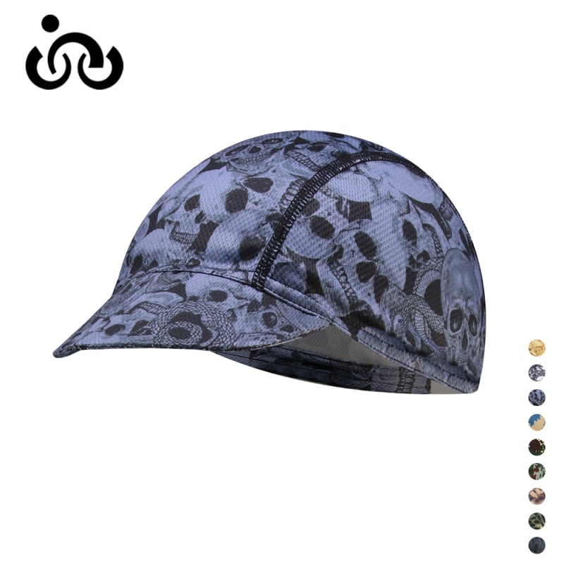 Спортна шапка за активен отдих на открито с козирка, полиестер, унисекс, флорална шарка, с печатано лого, подходяща за колоездене, туризъм и къмпинг