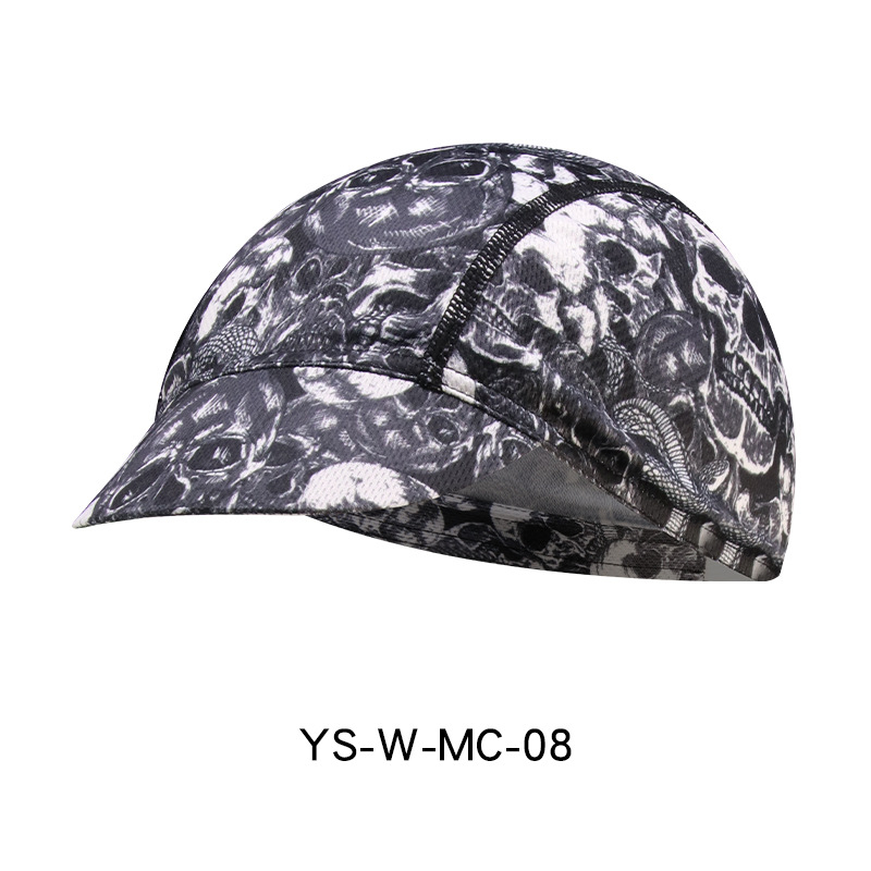 Спортна шапка за активен отдих на открито с козирка, полиестер, унисекс, флорална шарка, с печатано лого, подходяща за колоездене, туризъм и къмпинг