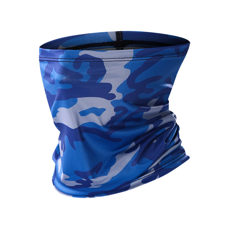 Спортен шал за шия, полиестер, бързосъхнещ, флорален принт, за открити спортове: колоездене, походи, риболов