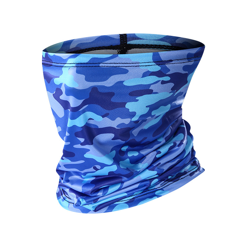 Спортен шал за шия, полиестер, бързосъхнещ, флорален принт, за открити спортове: колоездене, походи, риболов