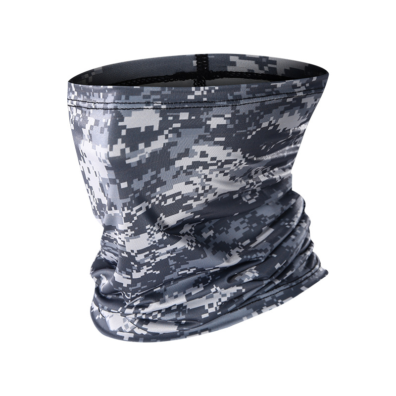 Спортен шал за шия, полиестер, бързосъхнещ, флорален принт, за открити спортове: колоездене, походи, риболов