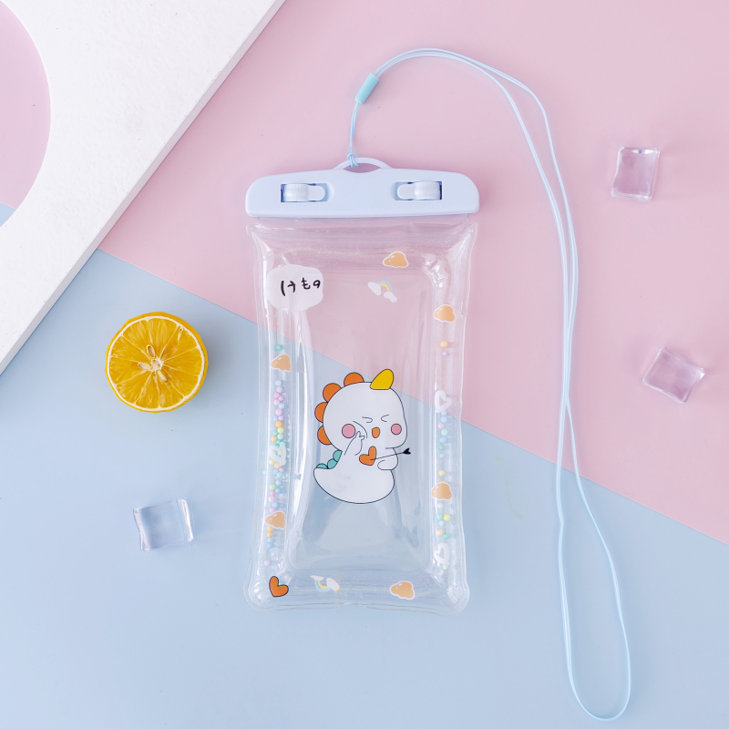 Водоустойчив калъф за телефон – прозрачен дизайн, карикатурен стил, PVC материал