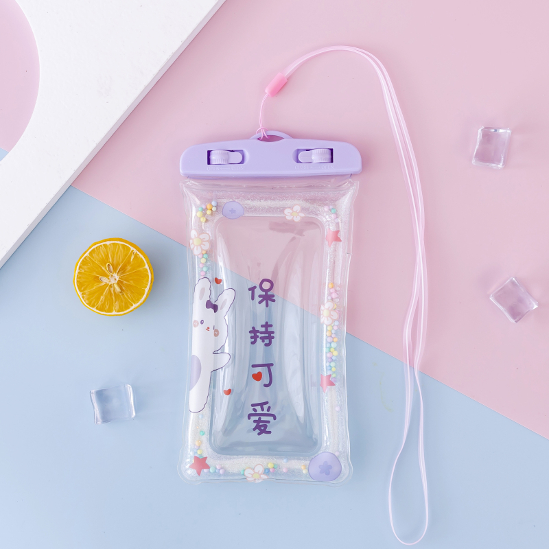 Водоустойчив калъф за телефон – прозрачен дизайн, карикатурен стил, PVC материал