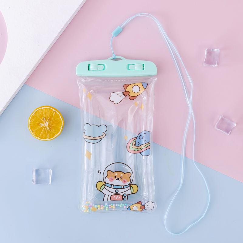 Водоустойчив калъф за телефон – прозрачен дизайн, карикатурен стил, PVC материал