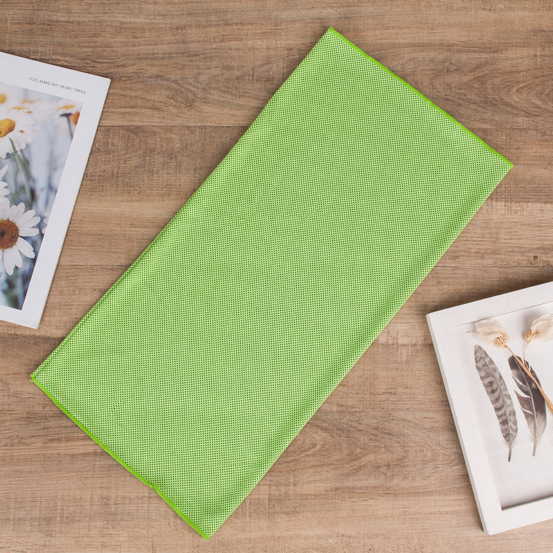 Ледено коприна охлаждащ шал за глава – бързосъхнещ, слънцезащитен, за външни спортове като бягане и колоездене (унсисекс, възрастни)