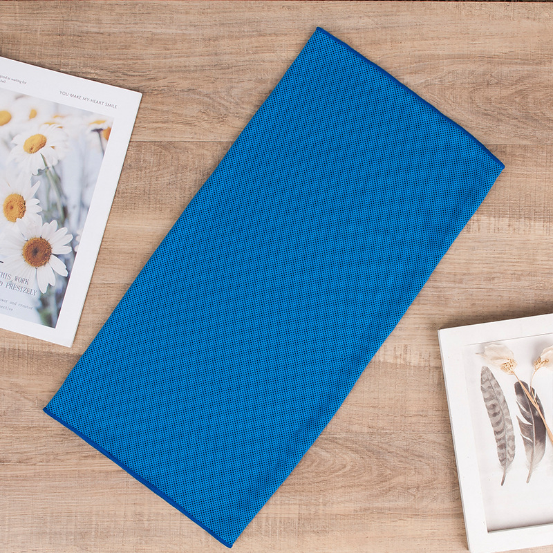 Ледено коприна охлаждащ шал за глава – бързосъхнещ, слънцезащитен, за външни спортове като бягане и колоездене (унсисекс, възрастни)