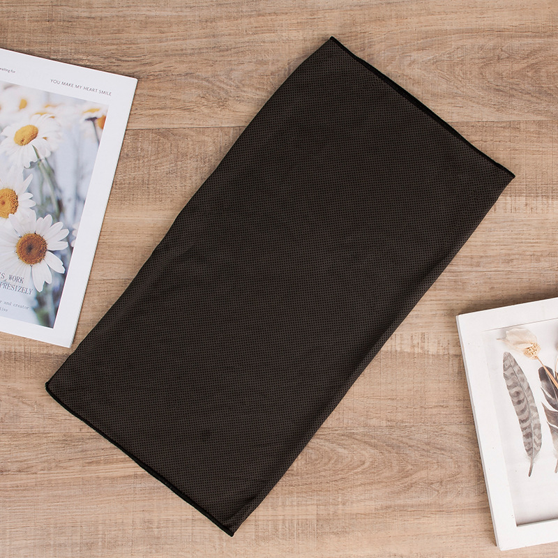 Ледено коприна охлаждащ шал за глава – бързосъхнещ, слънцезащитен, за външни спортове като бягане и колоездене (унсисекс, възрастни)