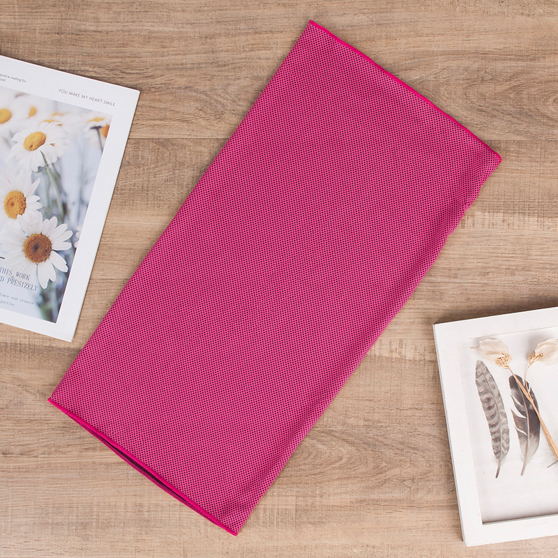 Ледено коприна охлаждащ шал за глава – бързосъхнещ, слънцезащитен, за външни спортове като бягане и колоездене (унсисекс, възрастни)