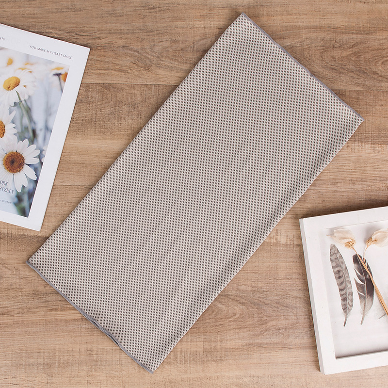 Ледено коприна охлаждащ шал за глава – бързосъхнещ, слънцезащитен, за външни спортове като бягане и колоездене (унсисекс, възрастни)