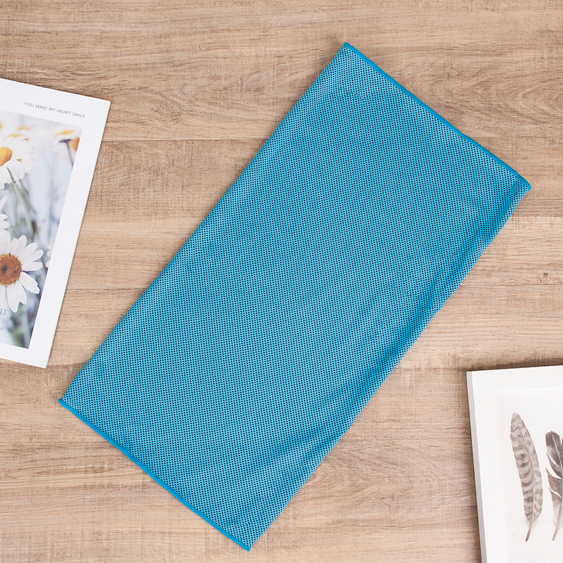 Ледено коприна охлаждащ шал за глава – бързосъхнещ, слънцезащитен, за външни спортове като бягане и колоездене (унсисекс, възрастни)