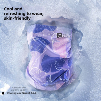 Слънцезащитна маска за жени за колоездене, ледено коприна плат, райета, casual стил, за открито, спортни шапки и шалове за глава