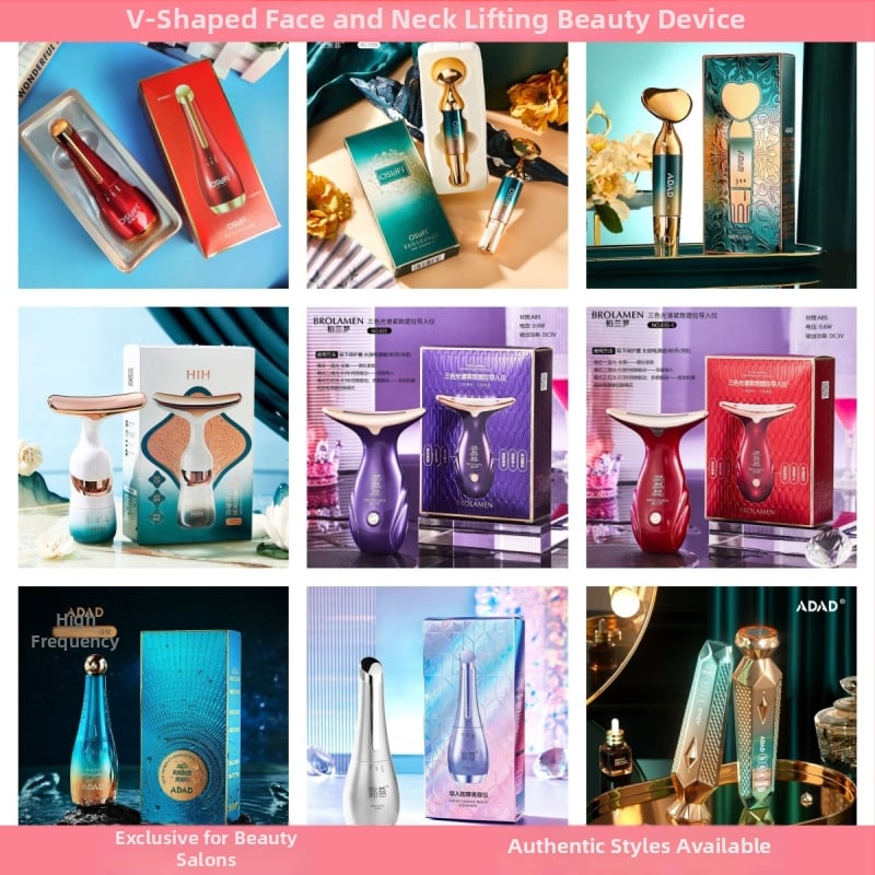 Ou Shufei elektriskā sejas masāžas ierīce ar divkāršu galvu, IPX8 ūdensizturīgs, iebūvēta baterija ≤300 mAh, mājas lietošanai