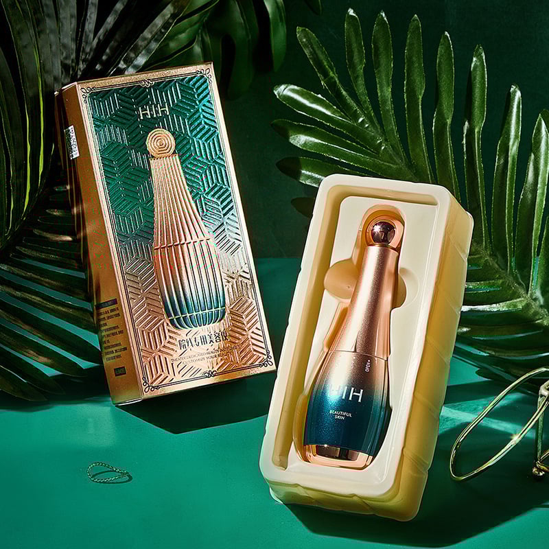 Ou Shufei elektriskā sejas masāžas ierīce ar divkāršu galvu, IPX8 ūdensizturīgs, iebūvēta baterija ≤300 mAh, mājas lietošanai