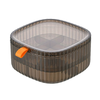 Organizér na šperky, plastový stolný organizér s tromi úrovňami, ochrana proti prachu, vlhkosti a oxidácii