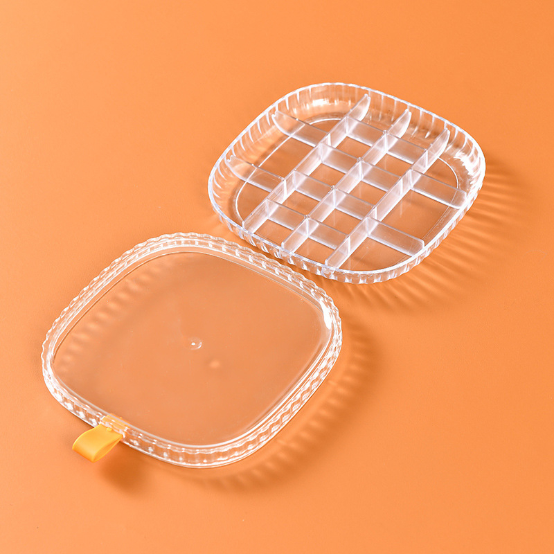 Organizér na šperky, plastový stolný organizér s tromi úrovňami, ochrana proti prachu, vlhkosti a oxidácii