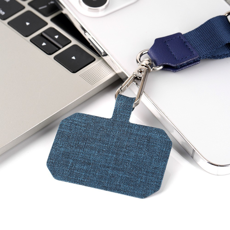 Lančić za mobitel s podesivim vratom, Crossbody dizajn, poliesterska vrpca, metalna kopča, metalni privjesak