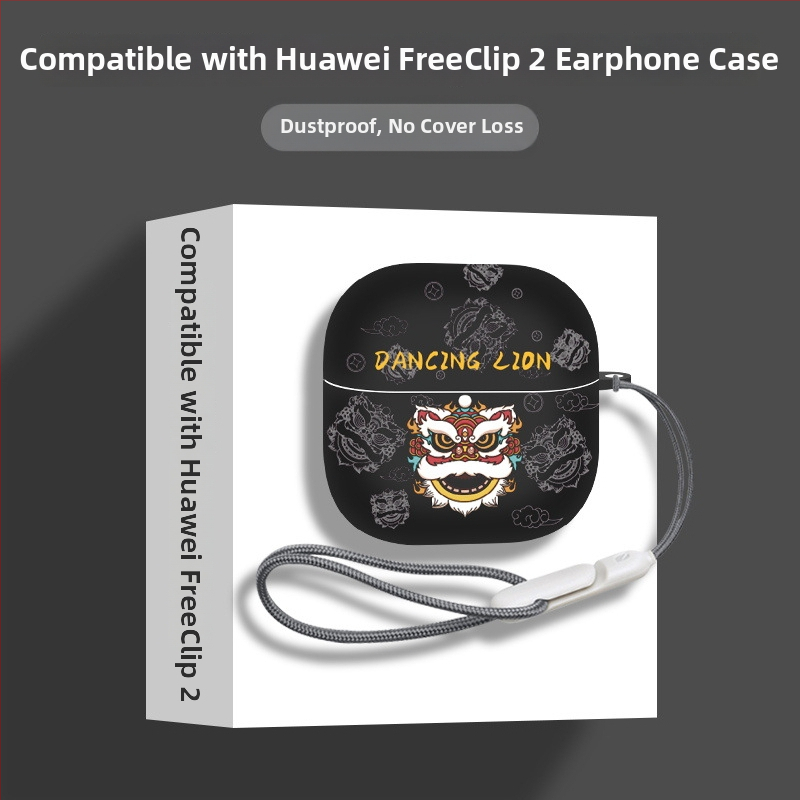 Huawei FreeClip2 ausu klipu aizsargkaste – TPU materiāls, roku darbs, karikatūras stils, pielāgojama