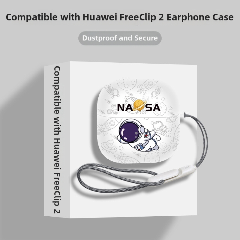 Huawei FreeClip2 ausu klipu aizsargkaste – TPU materiāls, roku darbs, karikatūras stils, pielāgojama