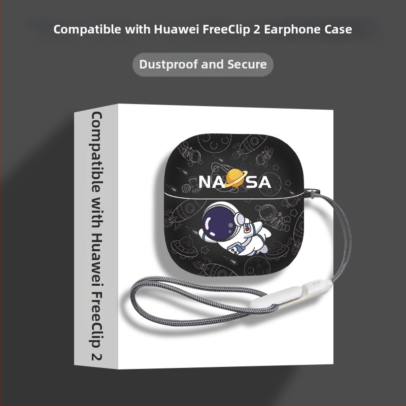 Huawei FreeClip2 ausu klipu aizsargkaste – TPU materiāls, roku darbs, karikatūras stils, pielāgojama