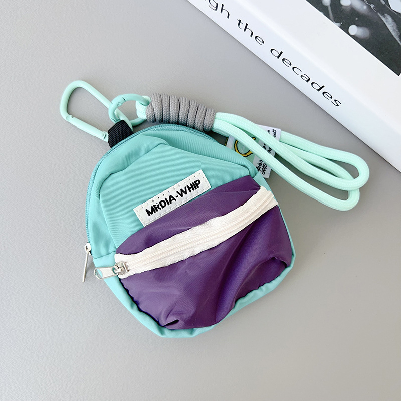Unisex mini novčanik od poliestera s naramenicom za mobitel i dizajnom nasmiješenog trokuta (plastična kopča)