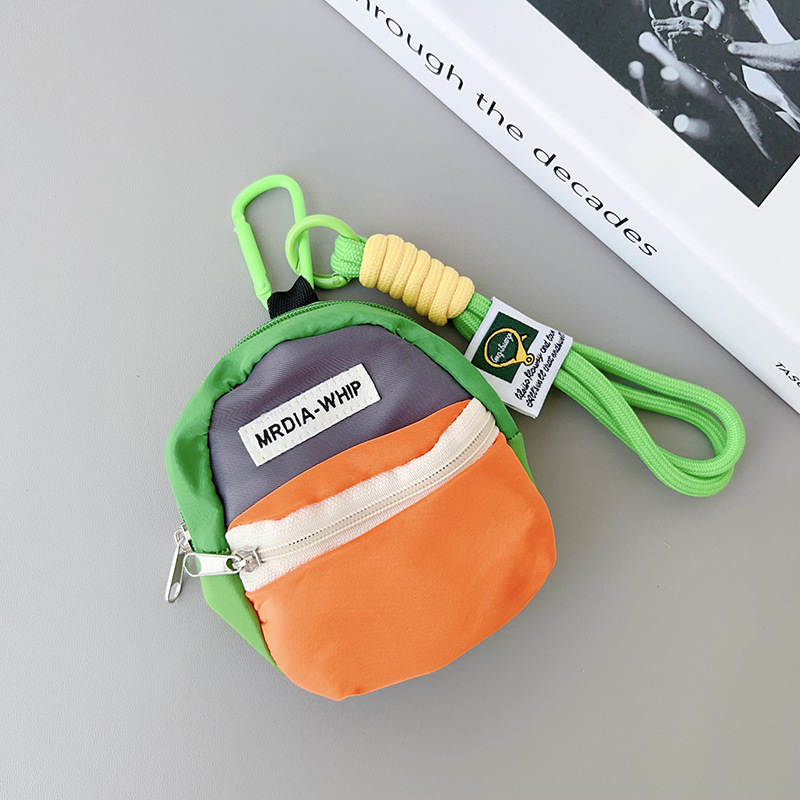 Unisex mini novčanik od poliestera s naramenicom za mobitel i dizajnom nasmiješenog trokuta (plastična kopča)