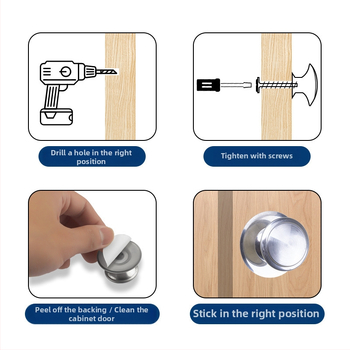 Rukoväť s jedným otvorom na skrinku a zásuvku – hríbikového tvaru, moderný minimalistický štýl, materiál: zliatina zinku/nerezová oceľ, povrch brúsený, elektroplátovaný a oxidovaný