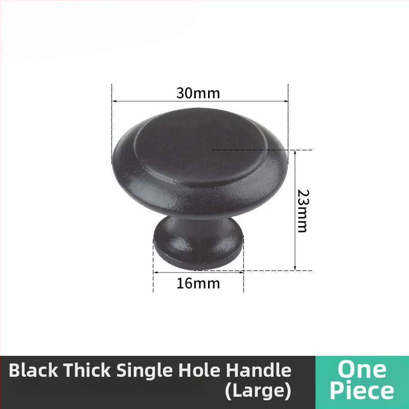 Rukoväť s jedným otvorom na skrinku a zásuvku – hríbikového tvaru, moderný minimalistický štýl, materiál: zliatina zinku/nerezová oceľ, povrch brúsený, elektroplátovaný a oxidovaný