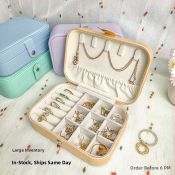 Papuošalų dėžutė - Oda, Vintage stilius, Tvirta konstrukcija, Modelis 6120