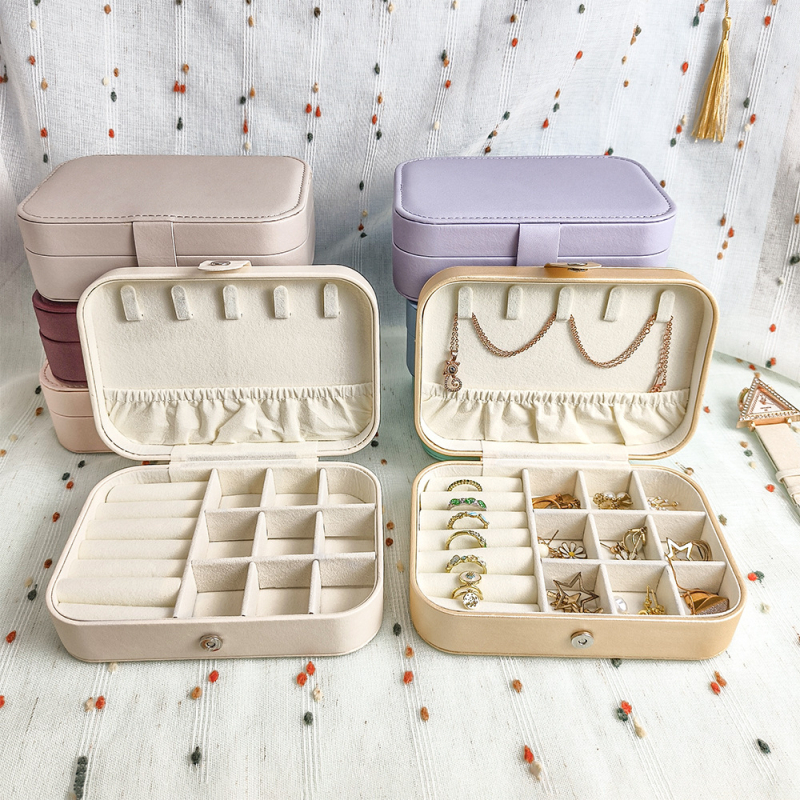 Papuošalų dėžutė - Oda, Vintage stilius, Tvirta konstrukcija, Modelis 6120