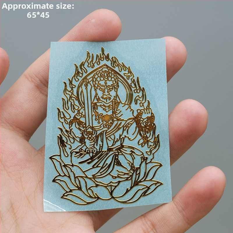 Mobiltelefon matrica – Nyúl éve zodiákus védő istenség, bronz bevonat, új kínai stílus, testreszabás nélkül, másik folyamat