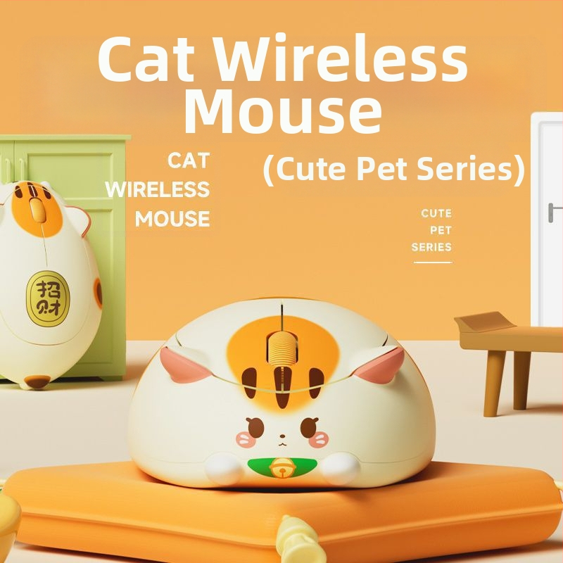 Juhtmevaba hiir capybara teemaga, 1200dpi, armas multikas tüdruku kujundus