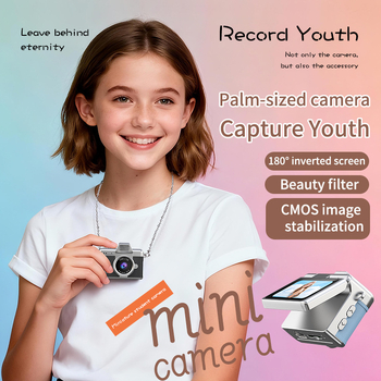 LK027 Mini digitalna kamera s 1,47" LCD, 1–5 MP, TF kartica, Video i Fotografija – Retro Vlog Stil